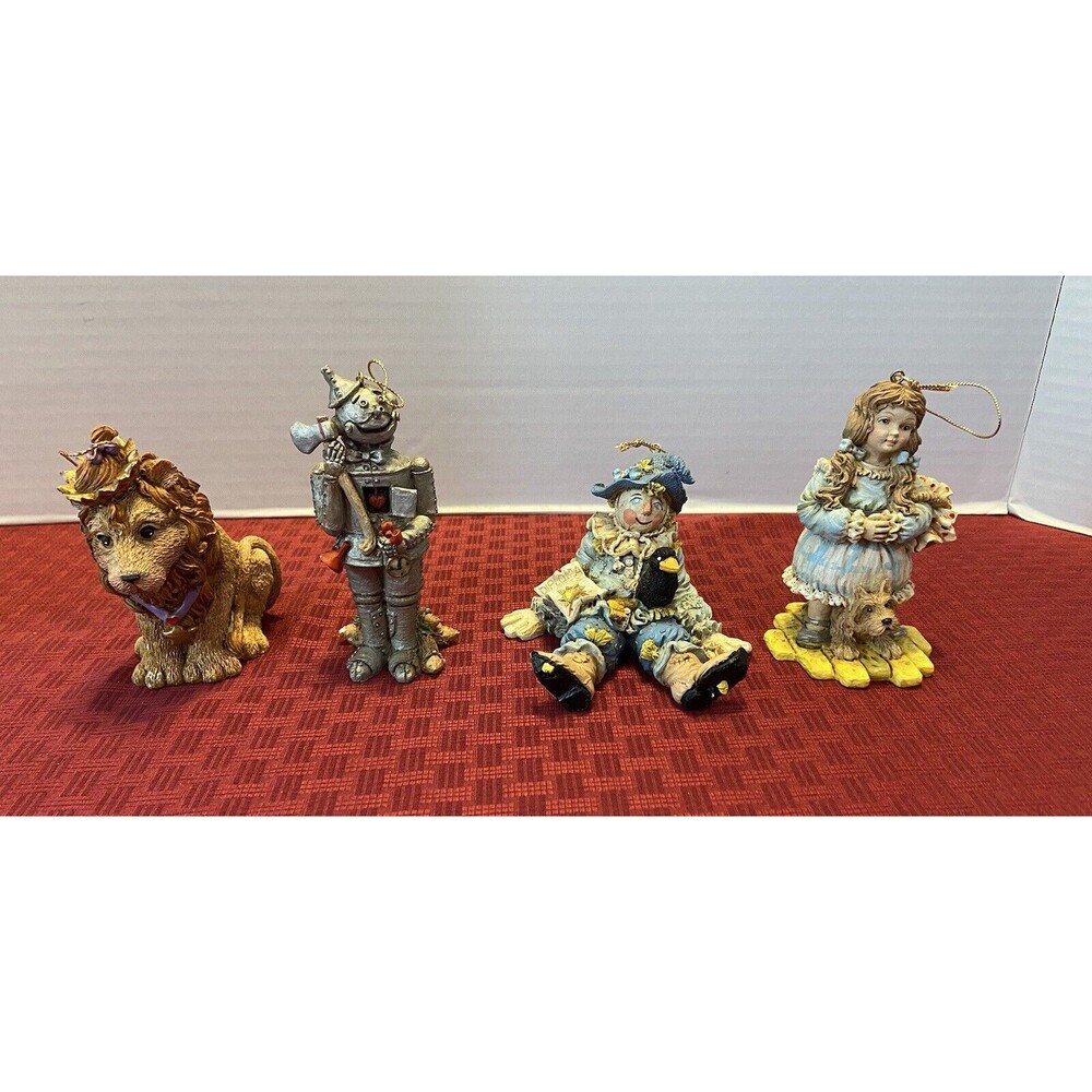 Vintage The Wizard of Oz Set 4 Smithsonian Institution Christmas Ornaments